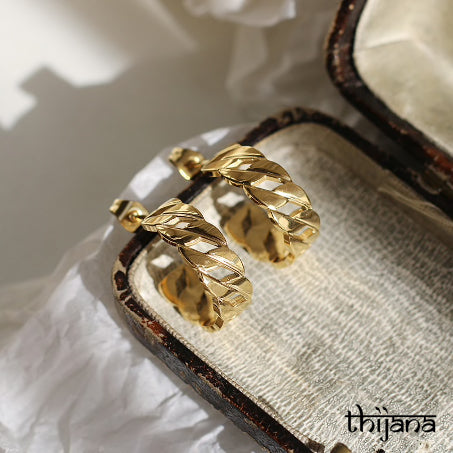 18K gold plated earrings