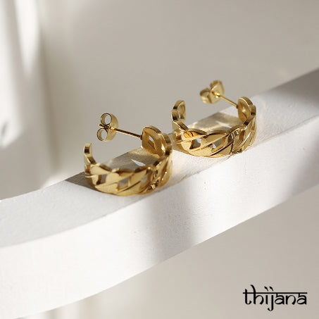 18K gold plated earrings