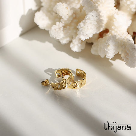 18K gold plated earrings