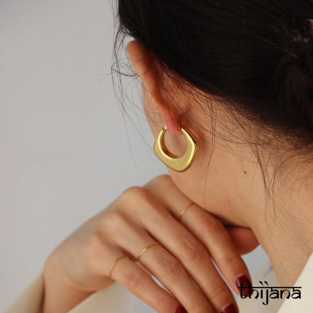 18K gold plated earrings