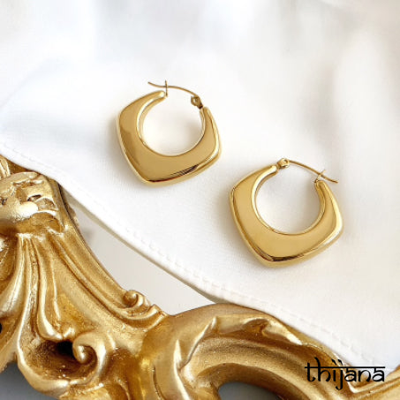 18K gold plated earrings