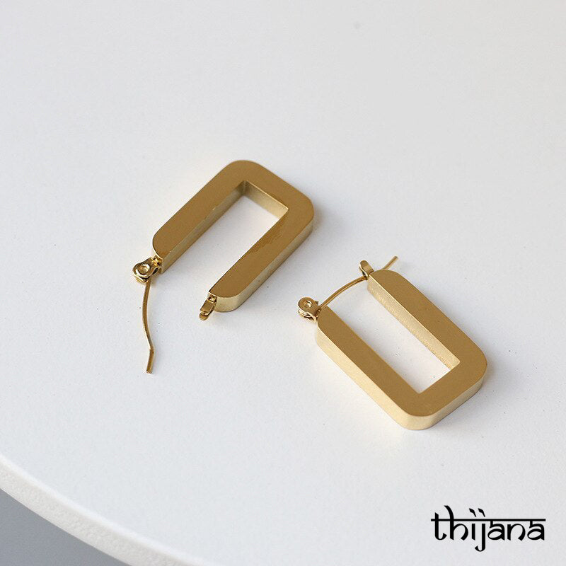 18K gold plated earrings