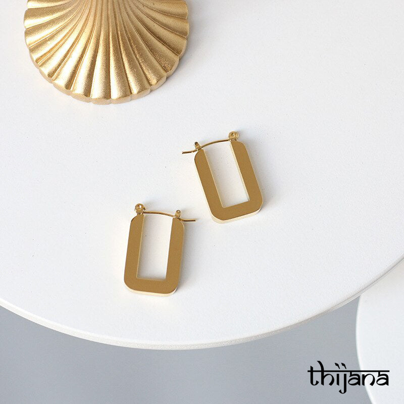 18K gold plated earrings
