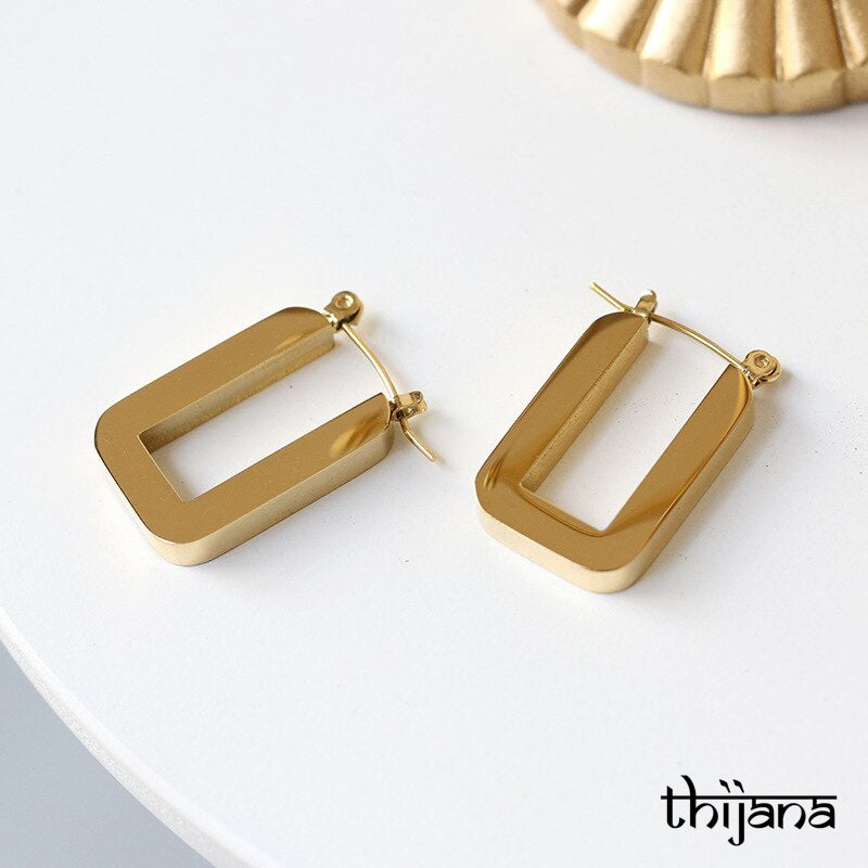 18K gold plated earrings