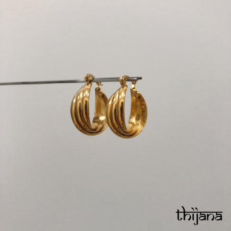 18K gold plated earrings