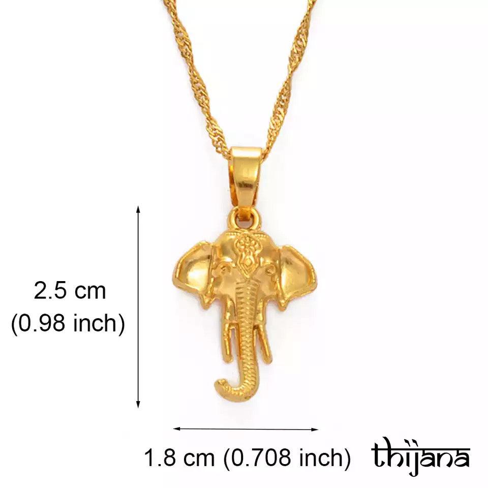 Chain with elephant pendant