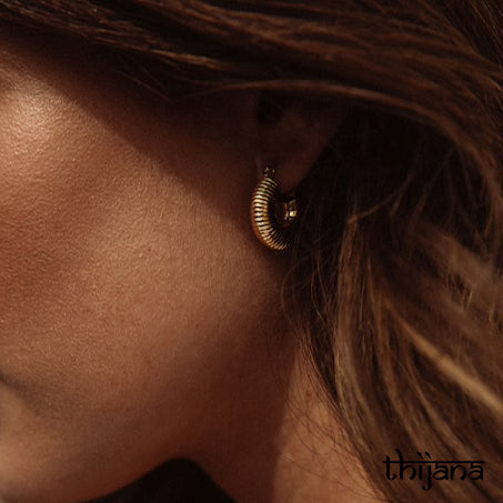 18K gold plated earrings