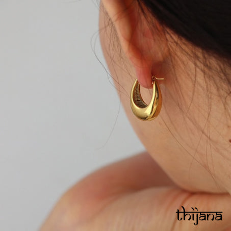 18K gold plated earrings
