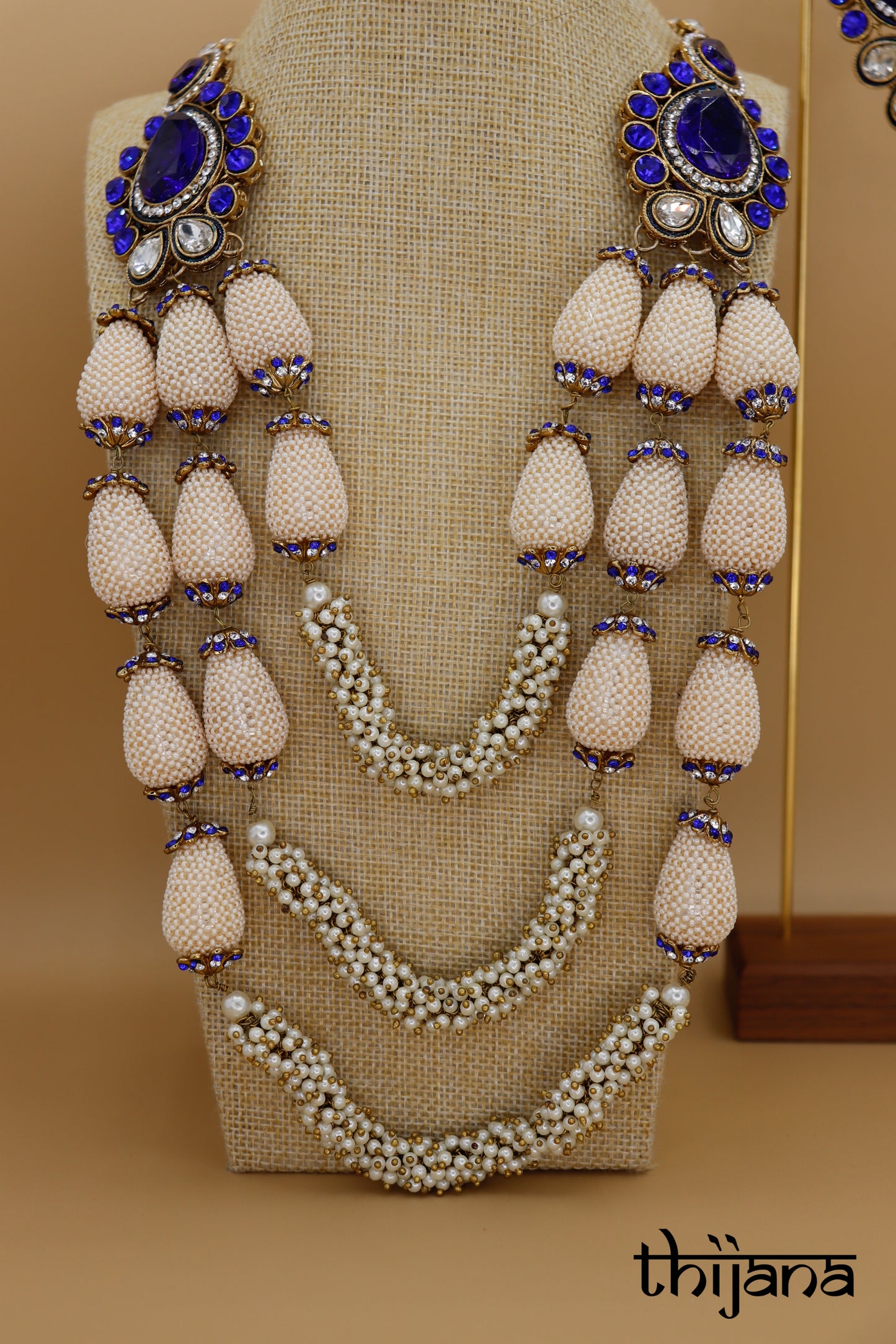 Necklace with matching earrings