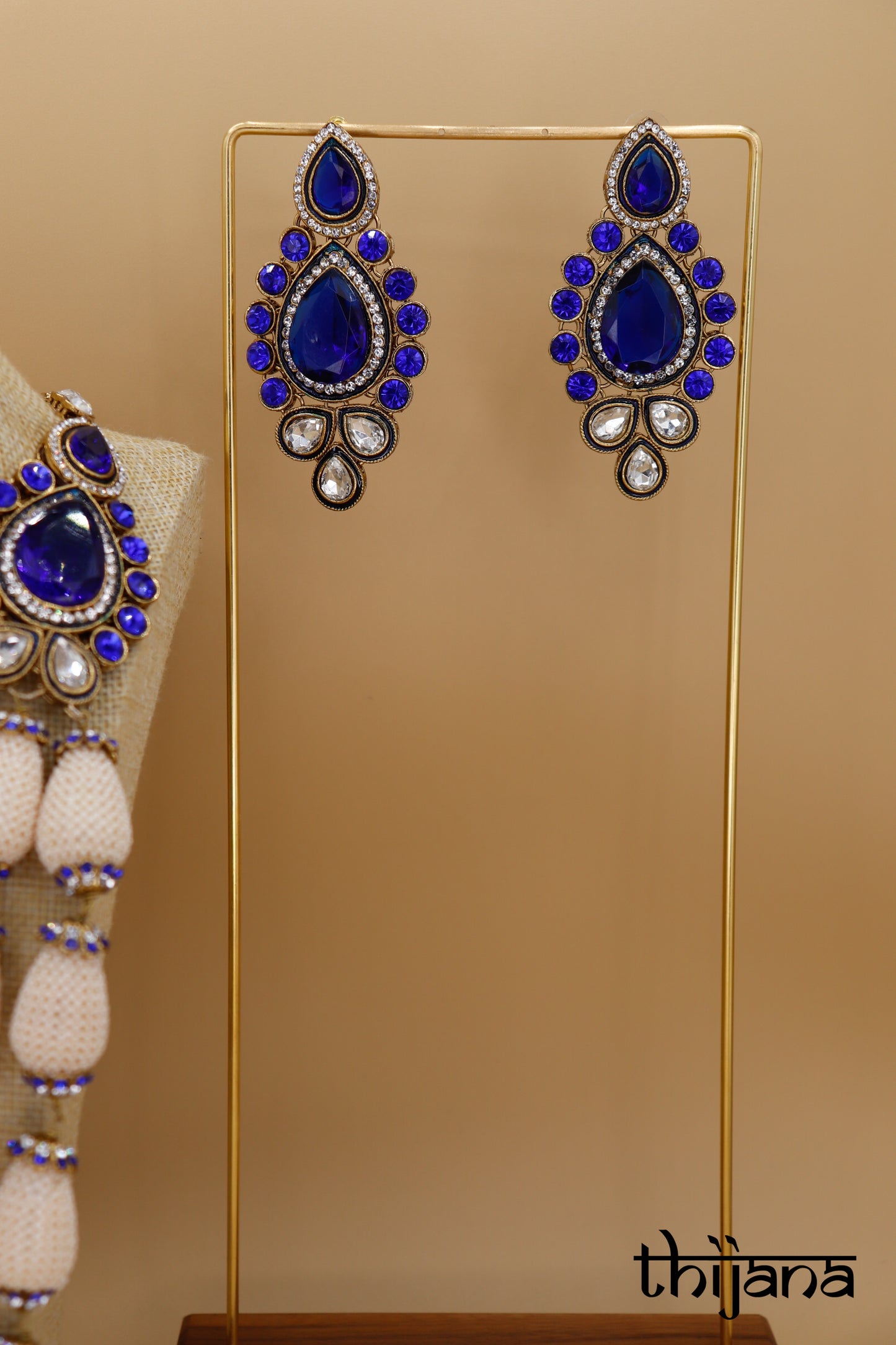 Necklace with matching earrings