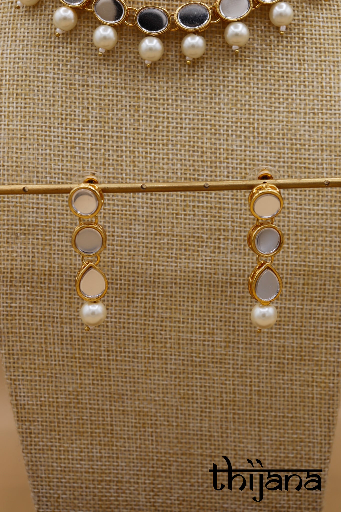 Necklace with matching earrings