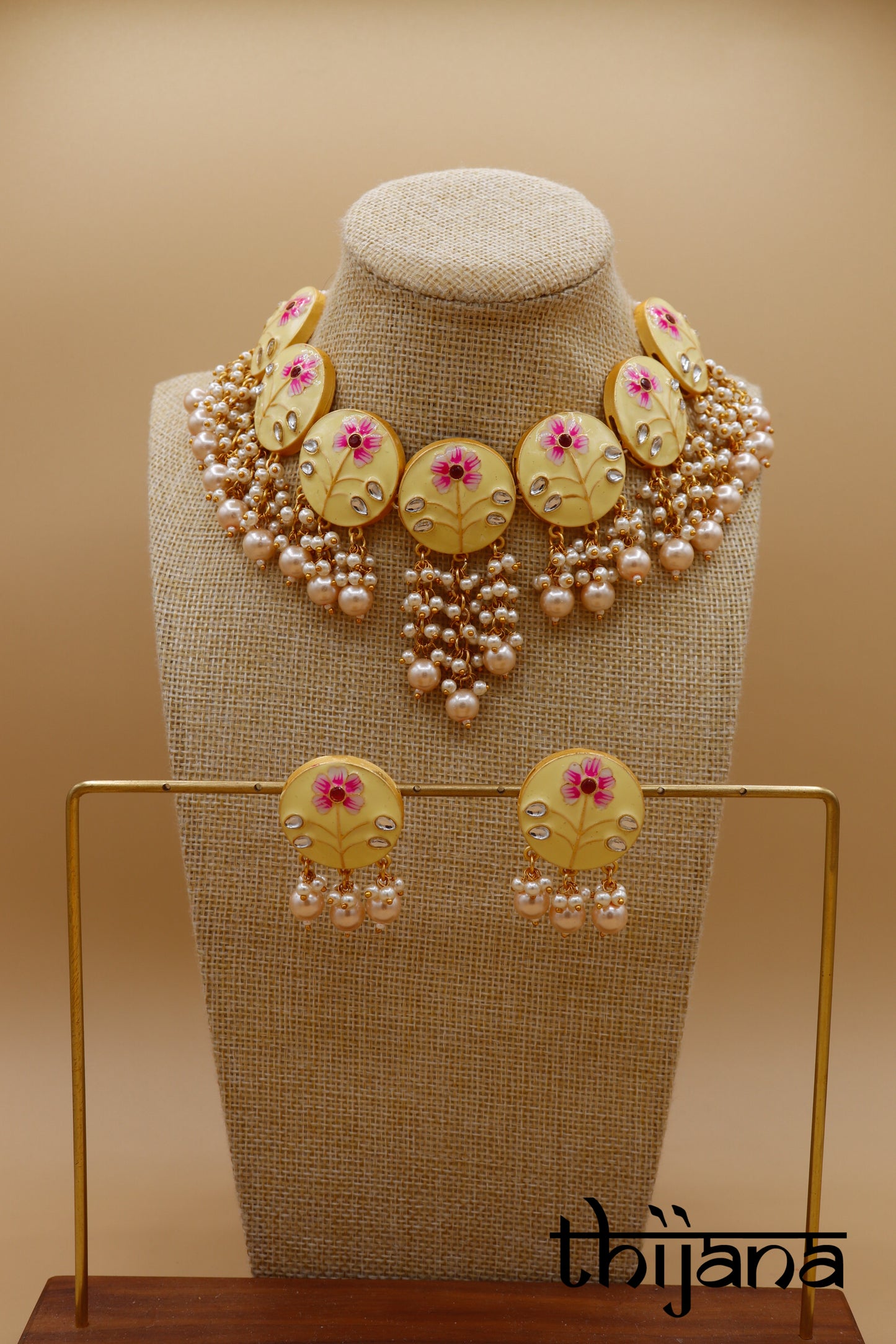 Necklace with earrings