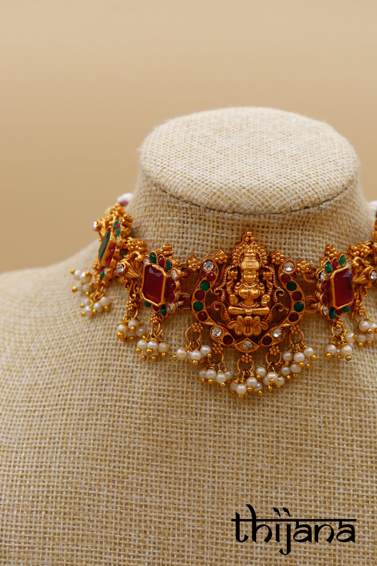 Necklace with matching earrings
