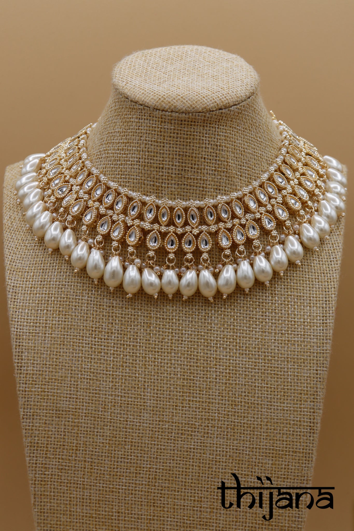 Necklace with matching earrings