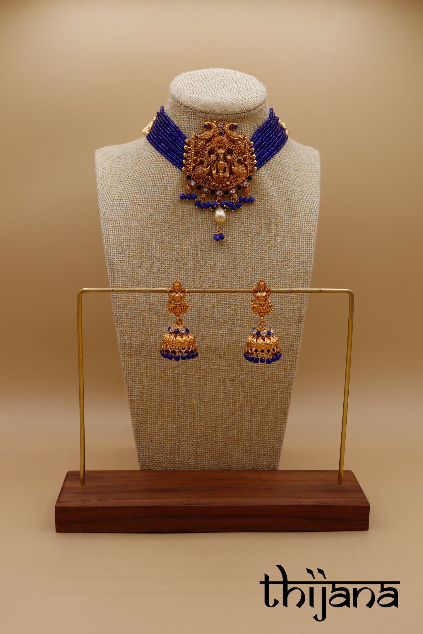 Necklace with matching earrings