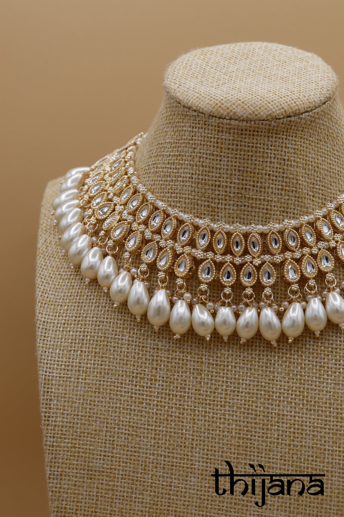 Necklace with matching earrings