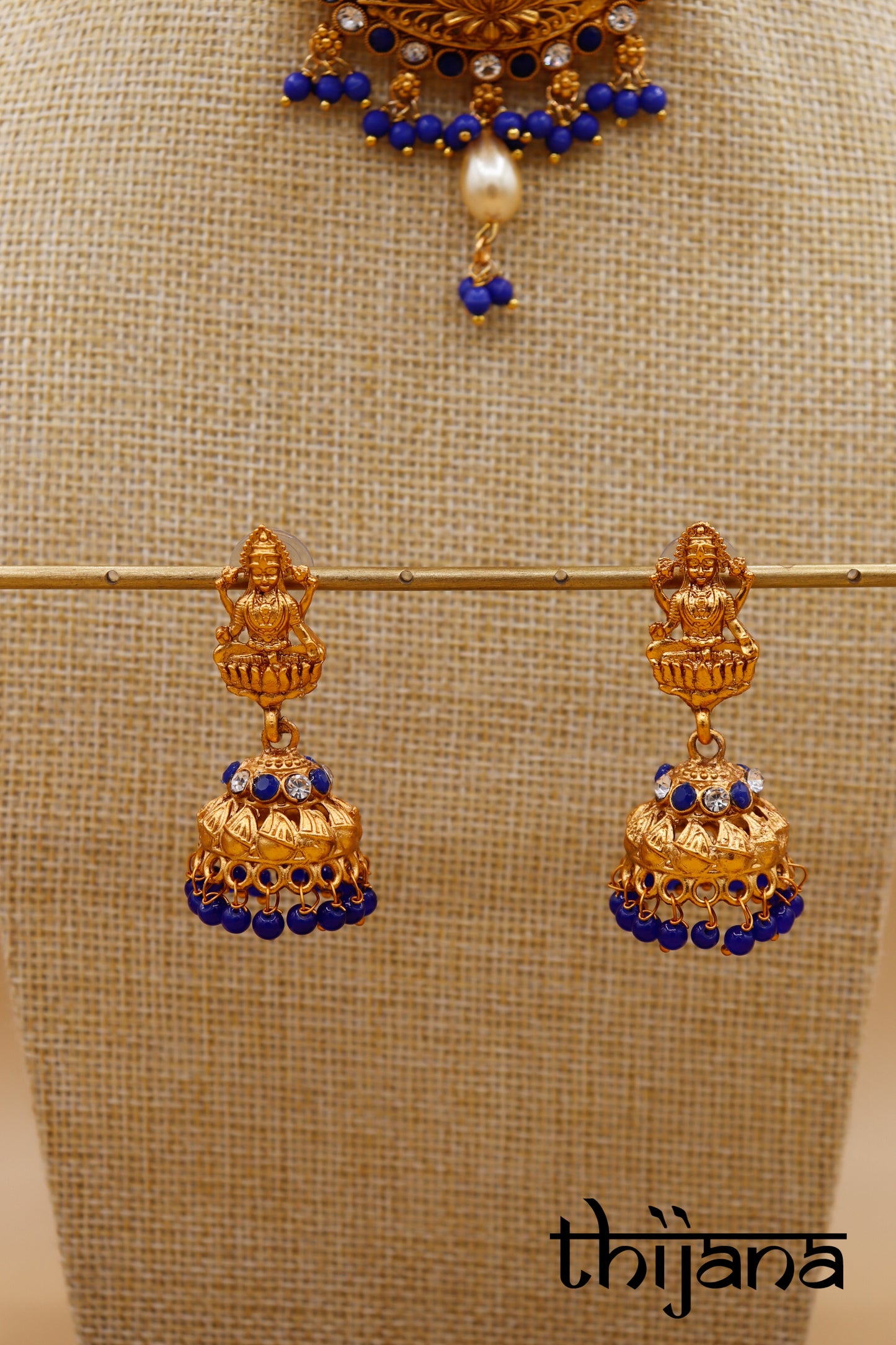 Necklace with matching earrings