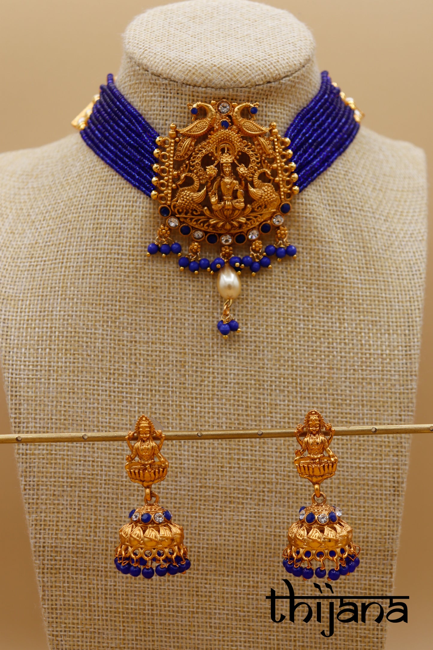 Necklace with matching earrings