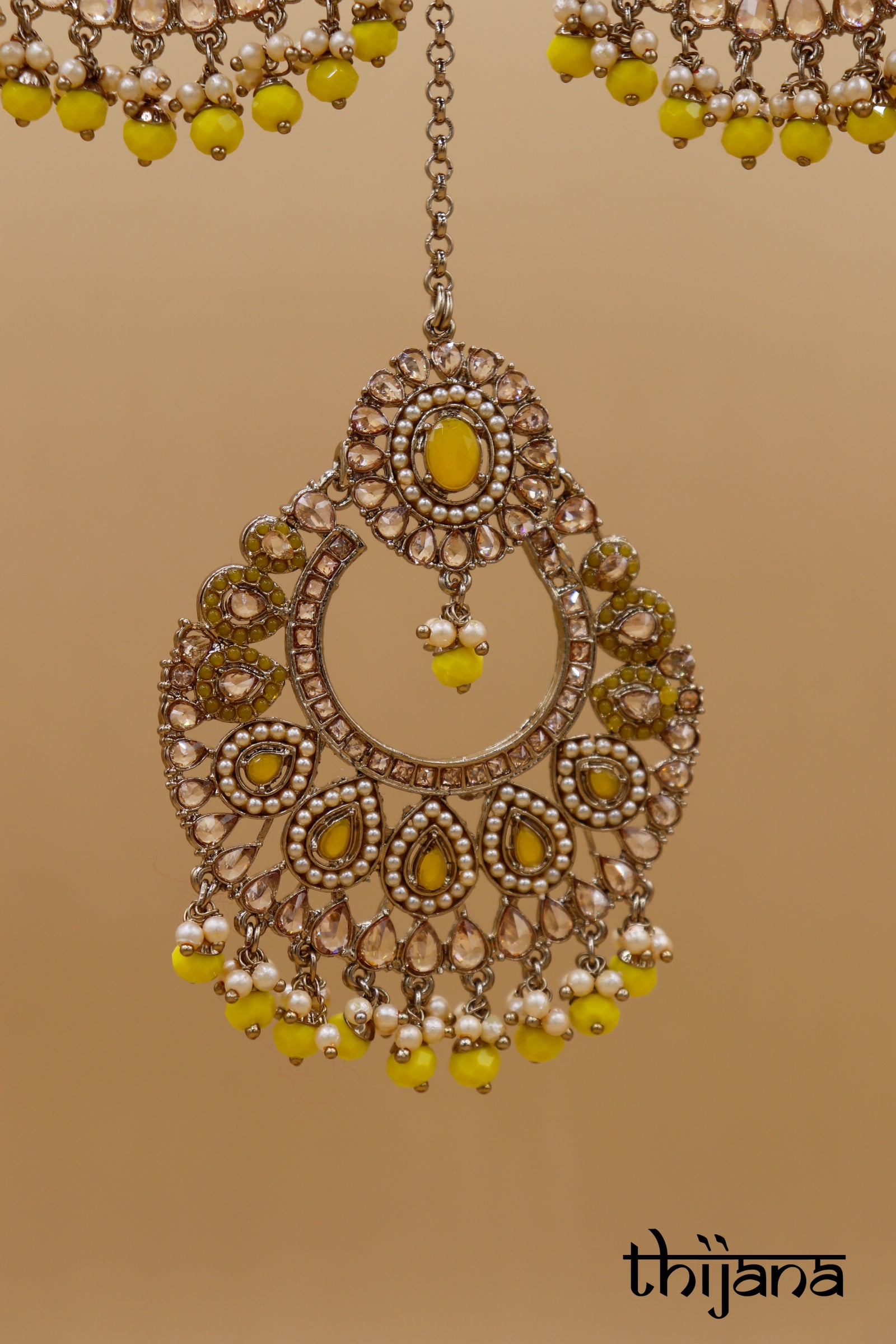 Earrings with matching tikka1