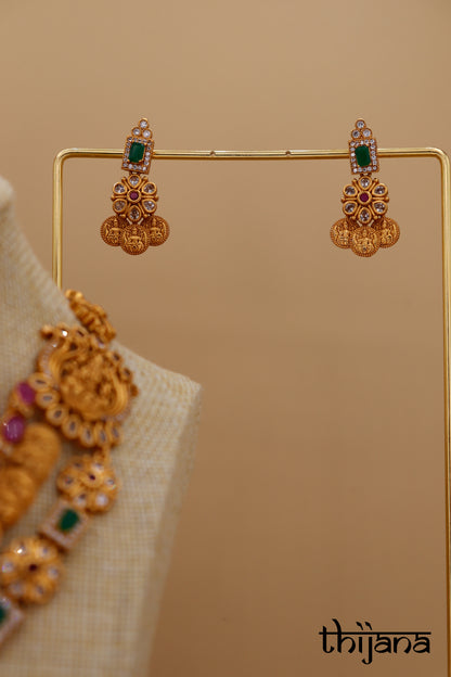 Necklace with matching earrings