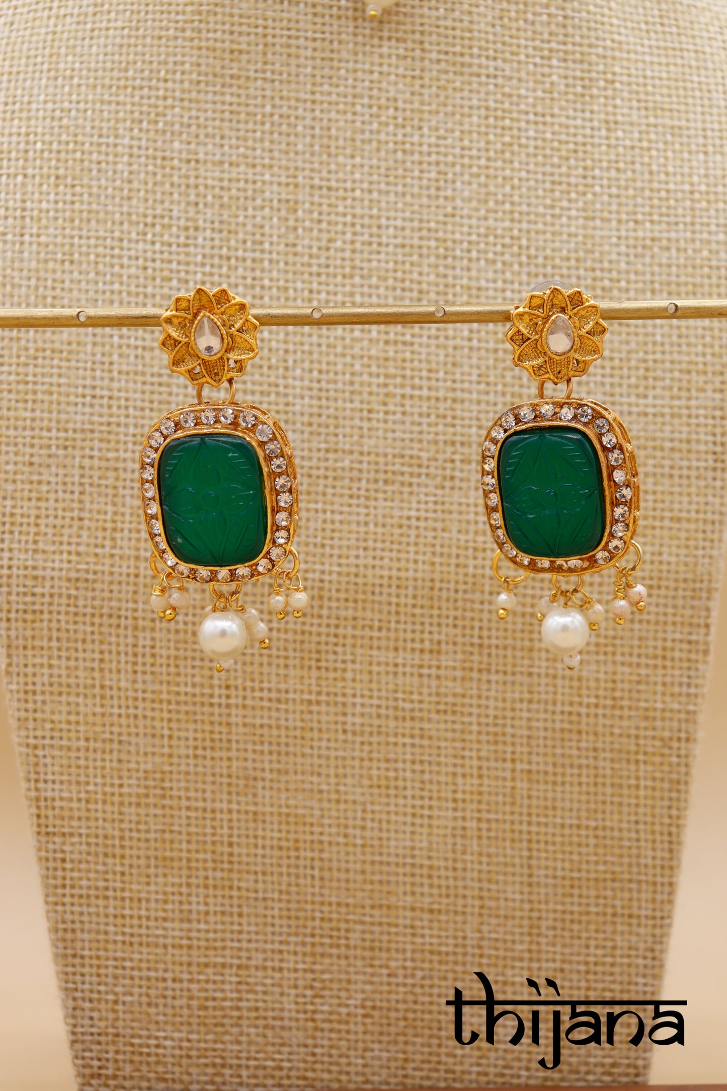 Necklace with matching earrings